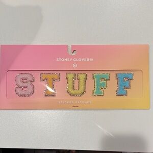 Stoney Clover Lane Multicolor Glitter Letter Patches